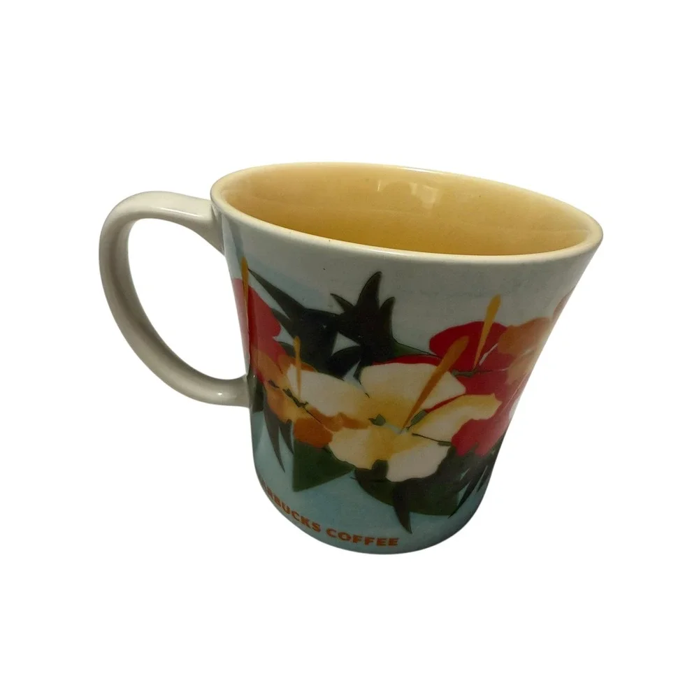STARBUCKS COFFEE 2010 Hawaii State Travel Bone China Collectible Mug Cup - Picture 6 of 10